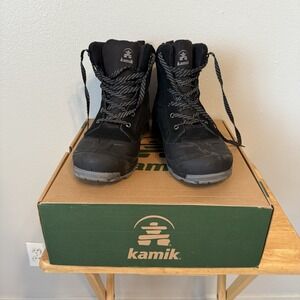 Kamik Men's Empire Lo Snow Boots Sz 11 Ski Snowboarding  Lace Up Water Resistant